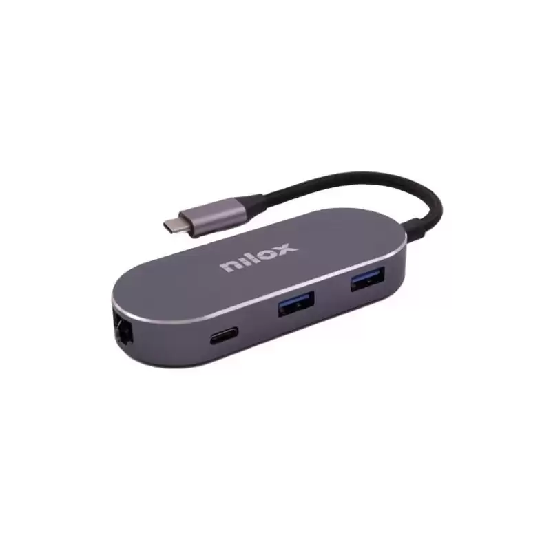 (NXDSUSBC02) NILOX DOCKING USB-C A HDMI/USB 3.0/LAN/PD