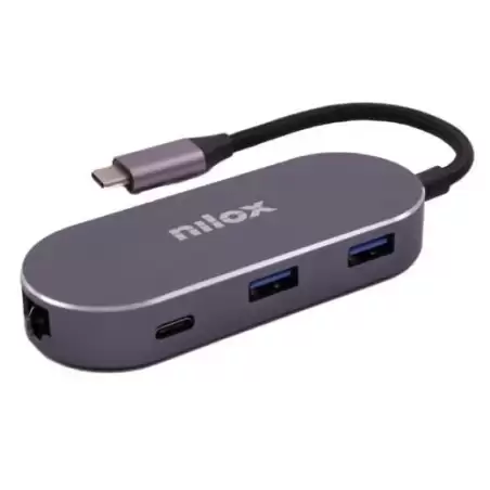 (NXDSUSBC02) NILOX DOCKING USB-C A HDMI/USB 3.0/LAN/PD
