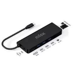 (NXDSUSBC04) NILOX DOCK STATION USB-C 8 EN 1 3XUSB 3.2