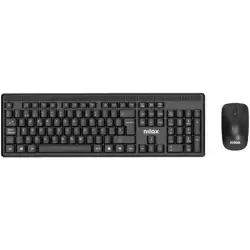 (NXKMWE011) NILOX COMBO TECLADO + RATÓN INALÁMBRICO NEGRO