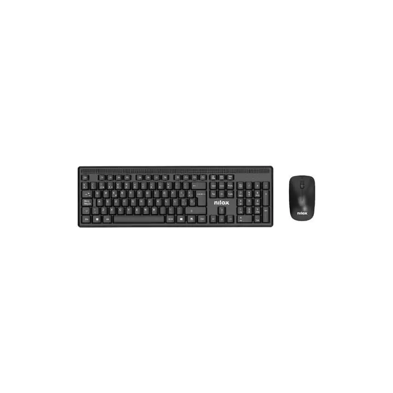 (NXKMWE011) NILOX COMBO TECLADO + RATÓN INALÁMBRICO NEGRO