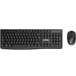 (NXKMWE012) NILOX COMBO TECLADO + RATÓN INALÁMBRICO NEGRO
