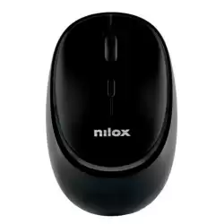 (NXMDWS102) NILOX RATÓN INALÁMBRICO 1600PPP 4 BOTONES RECARGABLE NEGRO
