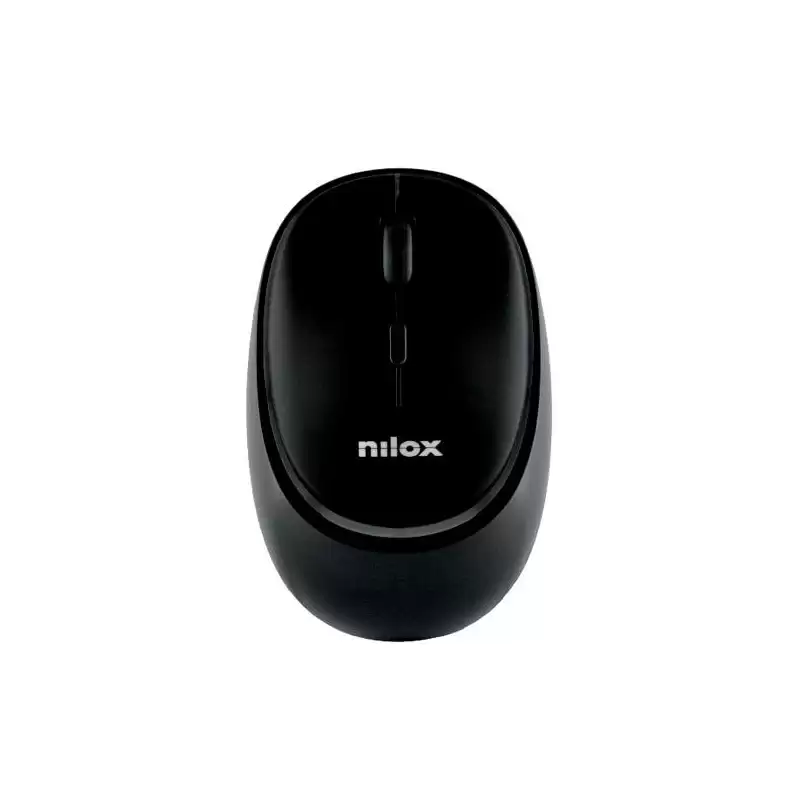 (NXMDWS102) NILOX RATÓN INALÁMBRICO 1600PPP 4 BOTONES RECARGABLE NEGRO