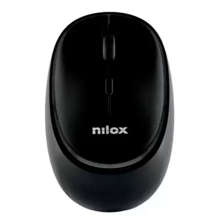 (NXMDWS102) NILOX RATÓN INALÁMBRICO 1600PPP 4 BOTONES RECARGABLE NEGRO