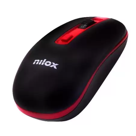 (NXMOWI2002) NILOX RATÓN INALÁMBRICO 1600PPP NEGRO/ROJO