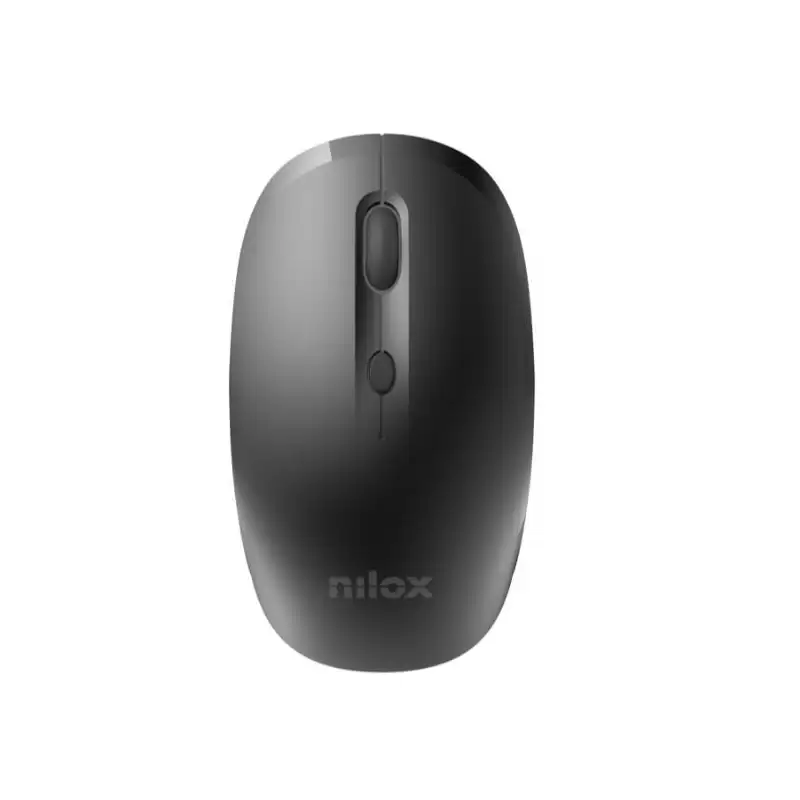 (NXMOWI4002) NILOX RATÓN INALÁMBRICO 3200PPP 4 BOTONES RECARGABLE NEGRO