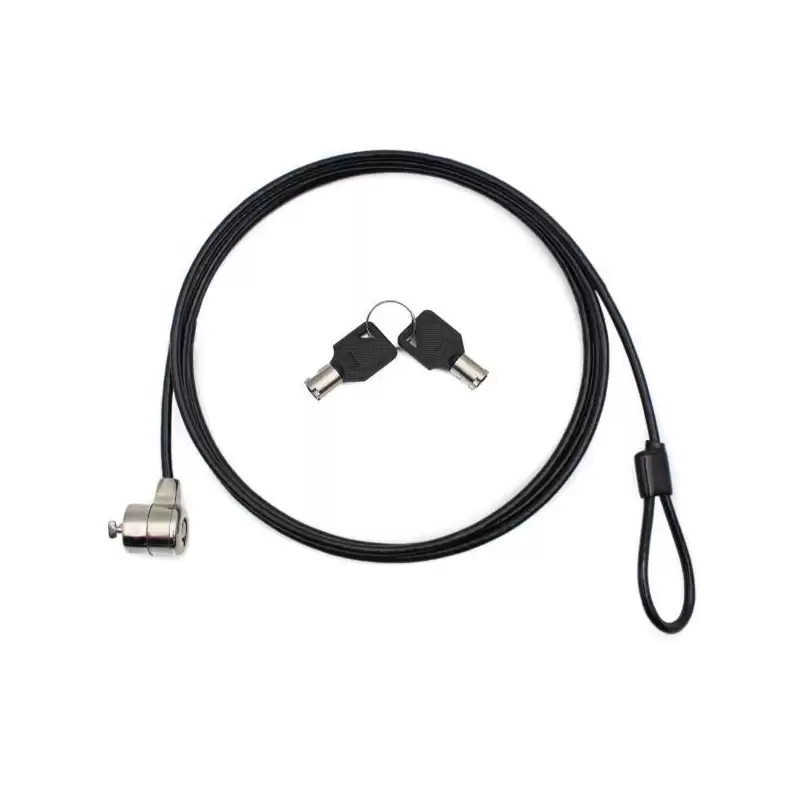(NXSC001) NILOX CABLE DE SEGURIDAD PARA PORTÁTIL CON LLAVE. COLOR NEGRO