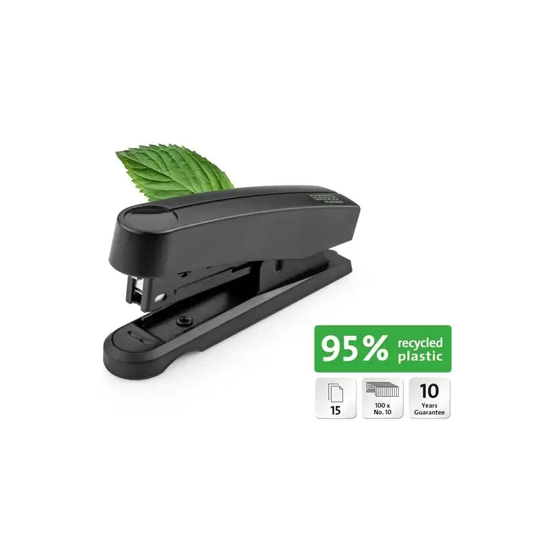 (020-1957) NOVUS GRAPADORA B10 PROFESIONAL RE+NEW INCLUYE 200 GRAPAS NO.10 NEGRO