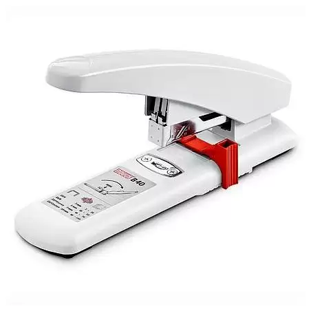 (023-0056) NOVUS GRAPADORA DE GRUESOS B40 ERGONÓMICA GRAN CAPACIDAD  GRIS CLARO 100 HOJAS