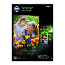 (Q5451A) HP PAPEL EVERYDAY GLOSSY PHOTO PAPER /25 HOJAS /A4 /200 GRS. /25 HOJAS