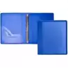 (274-A) OFFICE BOX CARPETA ANILLAS 2 X 40MM A4+ TELA AZUL