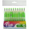 (FL136) OFFICE BOX MARCADOR FLUORESCENTE FLUO RECARGABLE VERDE PACK 10 UD