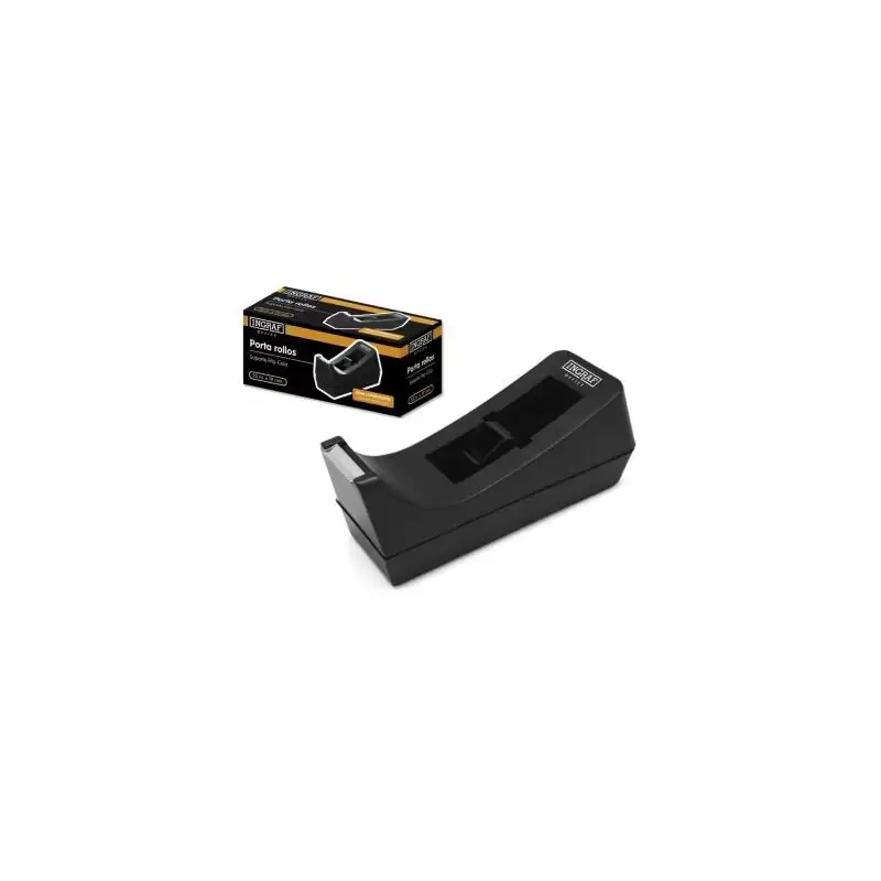 (323817) OFFICE CLUB DISPENSADOR PARA ROLLOS CELO DE 33 METROS NEGRO MODELO PR1