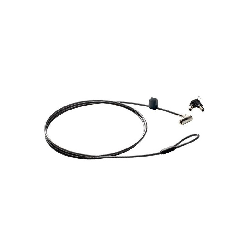 (6UW42AA) HP CABLE DE SEGURIDAD CON LLAVE PARA PORTÁTIL NEGRO