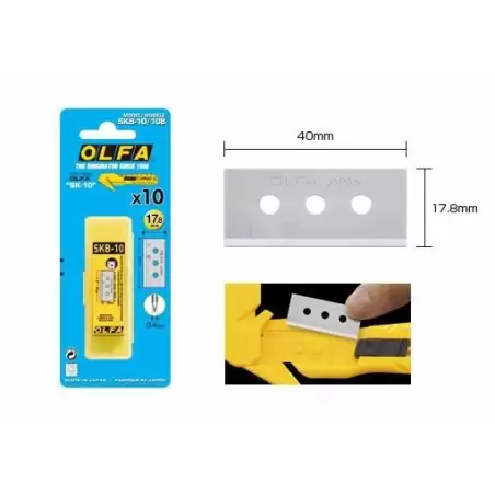 (SKB-10/10B) OLFA REPUESTO CUTTER SK-10 / CUCHILLA FRACTURABLE