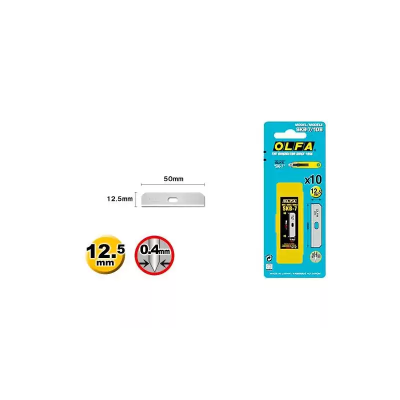 (SKB-7/10B) OLFA REPUESTO CUTTER CORTADORES DE 12