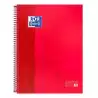 (100430198) OXFORD CUADERNO CLASSIC EUROPEANBOOK 1 WRITE&ERASE 80H A4+ 5X5MM MICROPERFORADO T/EXTRADURA ROJO