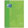 (100430199) OXFORD CUADERNO CLASSIC EUROPEANBOOK 1 WRITE&ERASE 80H A4+ 5X5MM MICROPERFORADO T/EXTRADURA VERDE MANZANA