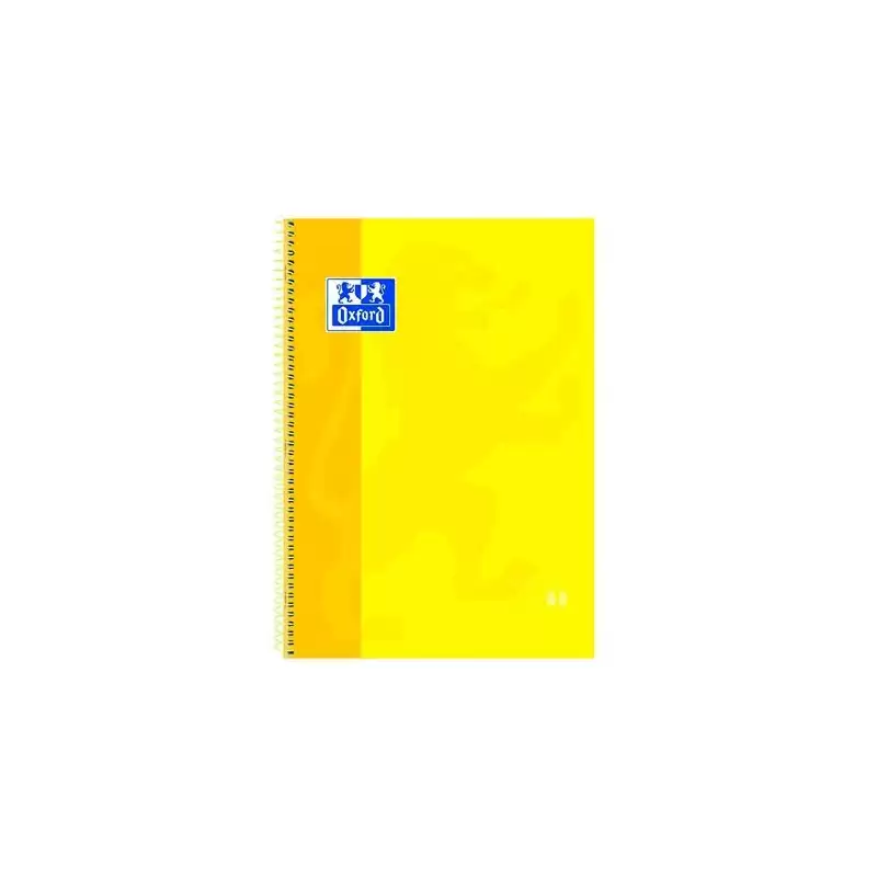 (100430200) OXFORD CUADERNO CLASSIC EUROPEANBOOK 1 WRITE&ERASE 80H A4+ 5X5MM MICROPERFORADO TAPA EXTRADURA AMARILLO