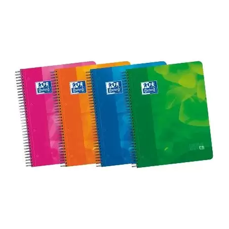 (100430261) OXFORD CUADERNO LAGOON EUROPEANBOOK 4 MICROPERFORADO 120H (50% GRATIS) A4+ 1 LÍNEA 4 SEP. T/PLÁSTICO PACK 5 UD C/...