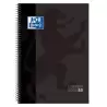 (100430269) OXFORD CUADERNO CLASSIC EUROPEANBOOK 1 WRITE&ERASE 80H A4+ 5X5MM MICROPERFORADO T/EXTRADURA NEGRO