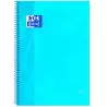 (400028276) OXFORD CUADERNO CLASSIC EUROPEANBOOK 1 WRITE&ERASE 80H A4+ 5X5MM MICROPERFORADO T/EXTRADURA TURQUESA
