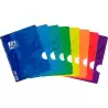 (400061067) OXFORD LIBRETA GRAPADA OPENFLEX A4 80H LISO TAPA PLÁSTICO COLORES SURTIDOS