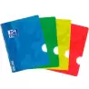 (400062603) OXFORD LIBRETA GRAPADA OPENFLEX 48H A5 LISO TAPA DE PLÁSTICO C/SURTIDOS