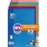 (400091366) OXFORD CUADERNO ESPIRAL 80H FOLIO 4X4MM C/MARGEN TAPA DE PLÁSTICO PACK 5 UD (10% DTO) C/SURTIDOS TENDENCIA