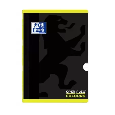 (400109592) OXFORD LIBRETA GRAPADA OPENFLEX COLOUR 48H A4 90GR 1 LÍNEA 2M TAPA DE PLÁSTICO PACK 10 UD LIMA