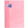 (400117272) OXFORD CUADERNO TOUCH EUROPEANBOOK 1 WRITE&ERASE 80H A4+ 5X5MM MICROPERFORADO T/EXTRADURA FLAMINGO PASTEL