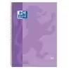 (400117273) OXFORD CUADERNO TOUCH EUROPEANBOOK 1 WRITE&ERASE 80H A4+ 5X5MM MICROPERFORADO T/EXTRADURA MALVA PASTEL