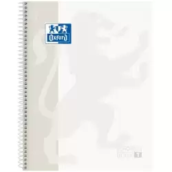 (400117449) OXFORD CUADERNO CLASSIC EUROPEANBOOK 1 WRITE&ERASE 80H A4+ 5X5MM MICROPERFORADO T/EXTRADURA BLANCO