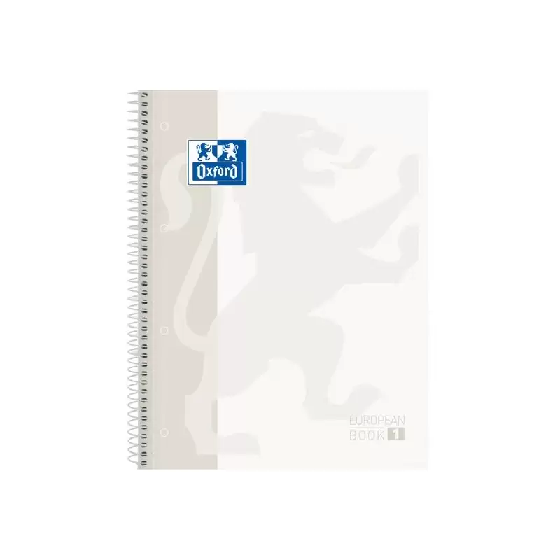 (400117449) OXFORD CUADERNO CLASSIC EUROPEANBOOK 1 WRITE&ERASE 80H A4+ 5X5MM MICROPERFORADO T/EXTRADURA BLANCO