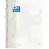 (400117449) OXFORD CUADERNO CLASSIC EUROPEANBOOK 1 WRITE&ERASE 80H A4+ 5X5MM MICROPERFORADO T/EXTRADURA BLANCO