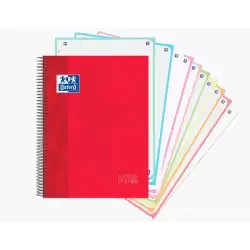 (400118931) OXFORD CUADERNO EUROPEANBOOK 10 CLASSIC MICROPERFORADO 150 HOJAS 5X5 TAPAS EXTRADURAS CLASSIC A4+ C/ SURTIDOS