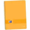 (400149422) OXFORD CUADERNO LIVE&GO EUROPEANBOOK 1 80H A4+ 5X5MM MICROPERFORADO T/PLÁSTICO PACK 5 UD MELOCOTÓN