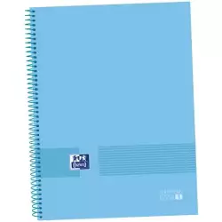 (400149492) OXFORD CUADERNO &YOU EUROPEANBOOK 1 WRITE&ERASE 80H A4+ 5X5MM MICROPERFORADO T/EXTRADURA PACK 5 UD PERIWINKLE BLUE