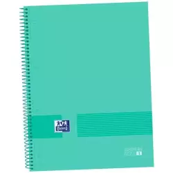 (400149495) OXFORD CUADERNO &YOU EUROPEANBOOK 1 WRITE&ERASE 80H A4+ 5X5MM MICROPERFORADO T/EXTRADURA PACK 5 UD SOFT MINT GREEN