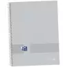 (400149496) OXFORD CUADERNO &YOU EUROPEANBOOK 1 WRITE&ERASE 80H A4+ 5X5MM MICROPERFORADO T/EXTRADURA PACK 5 UD PURE GREY