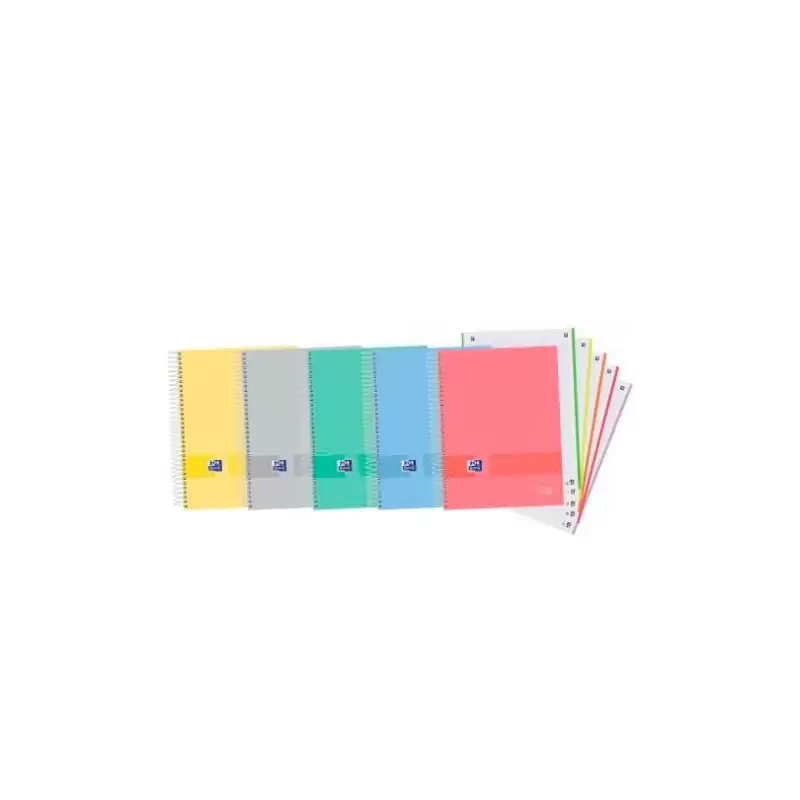 (400149497) OXFORD CUADERNO &YOU EUROPEANBOOK 5 WHITE&ERASE 120H A4+ 5X5 MICROPERFORADO T/EXTRADURA C/SURTIDOS