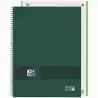 (400158919) OXFORD CUADERNO &YOU EUROPEANBOOK 1 WRITE&ERASE 80H A4+ 5X5MM MICROPERFORADO TAPA EXTRADURA VERDE MILITAR