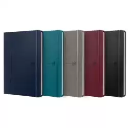 (400163614) OXFORD CUADERNO COSIDO SIGNATURE 80H A5 LISO CIERRE C/GOMA TAPA EXTRADURA C/SURTIDOS CLÁSICO