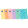 (400172932) OXFORD LIBRETA GRAPADA EASYBOOK 48H A4 4X4MM TAPA DE PLÁSTICO C/SURTIDOS PASTEL