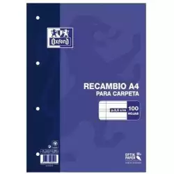 (400173744) OXFORD RECAMBIO CLASSIC 100H A4 SUELTAS PAUTA 3