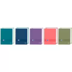 (400184007) OXFORD CUADERNO EUROPEANBOOK 1 LIVE&GO  80H A4+ 5X5 TAPA PLÁSTICO OPACO C/SURTIDOS VIVOS