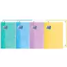 (400184541) OXFORD CUADERNO EUROPEANBOOK 1 SCHOOL TOUCH 80H A4+ DOTS WRITE&ERASE T/EXTRADURA C/SURTIDOS PASTEL