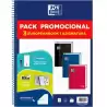 (400195024) OXFORD CUADERNO SCHOOL EUROPEANBOOK 1 CLASSIC WRITE&ERASE 80H A4 5X5 T/EXTRADURA C/SURTIDOS PACK PROMOCIONAL 3 UD