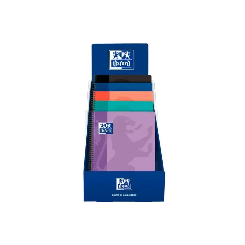 (400198972) OXFORD CUADERNO EUROPEANBOOK 1 SCHOOL CLASSIC  80H A4+ 5X5 TAPA PLÁSTICO C/SURTIDOS EXP. 25 UD